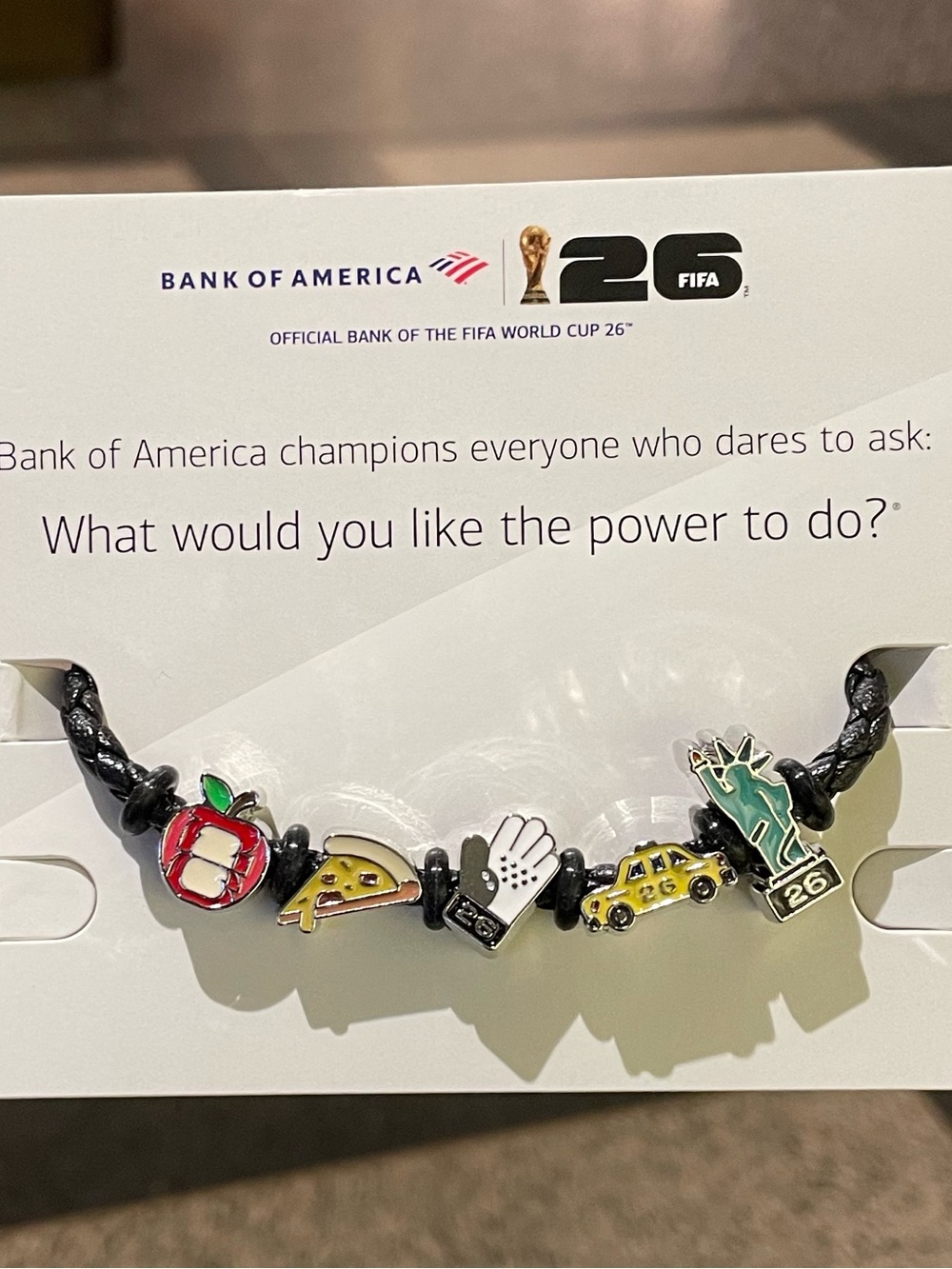 NWT FIFA World Cup 2026 New York themed bracelet